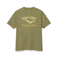 Dad of Girls Strong Heart Tee