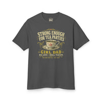 Load image into Gallery viewer, Girl Dad Tea Party T-Shirt | Heavyweight Dad Tee
