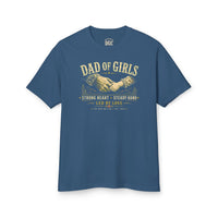 Load image into Gallery viewer, Dad of Girls Strong Heart T-Shirt | Heavyweight Dad Tee
