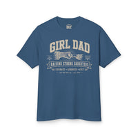 Load image into Gallery viewer, Girl Dad Raising Strong Daughters T-Shirt | Heavyweight Dad Tee
