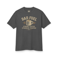 Load image into Gallery viewer, Dad Fuel Coffee T-Shirt | Heavyweight Dad Tee
