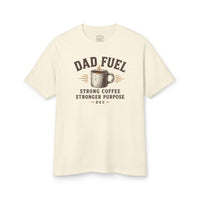 Load image into Gallery viewer, Dad Fuel Coffee T-Shirt | Heavyweight Dad Tee
