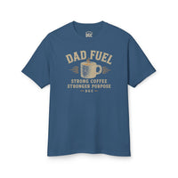 Load image into Gallery viewer, Dad Fuel Coffee T-Shirt | Heavyweight Dad Tee
