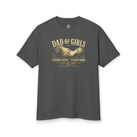 Dad of Girls Strong Heart Tee