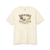 Dad of Girls Strong Heart Tee